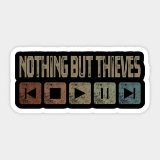Nothing But Thieves Control Button Sticker